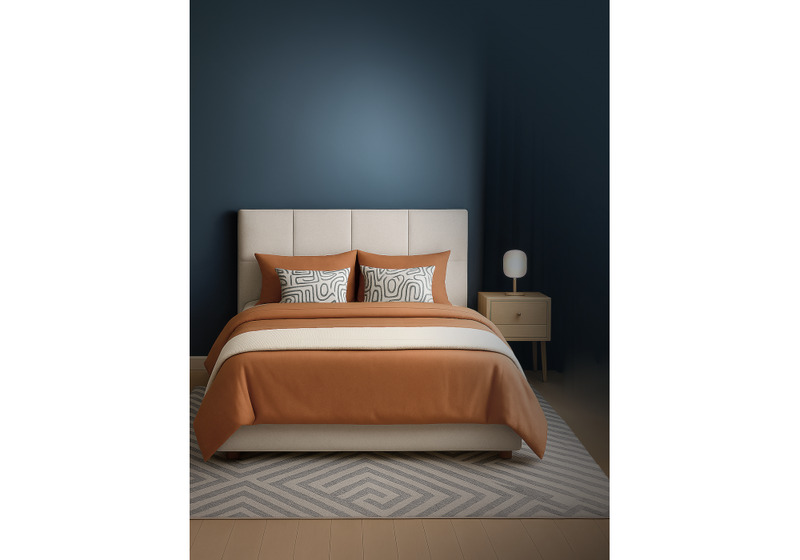 Кровать, Манака 160х200 бежевая