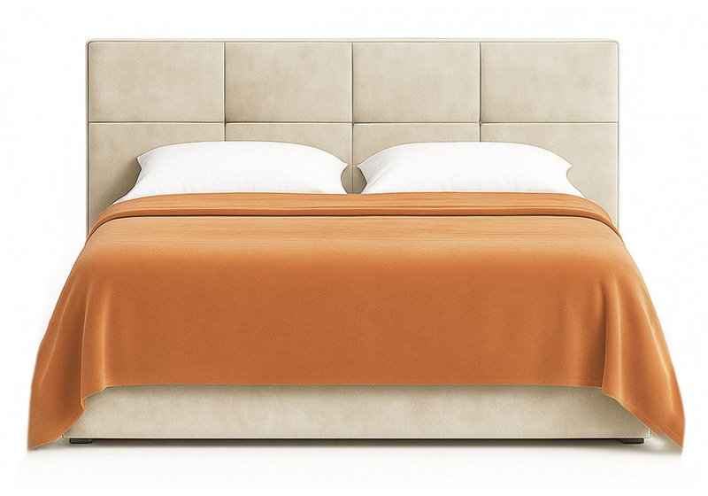 Кровать, Манака 160х200 бежевая