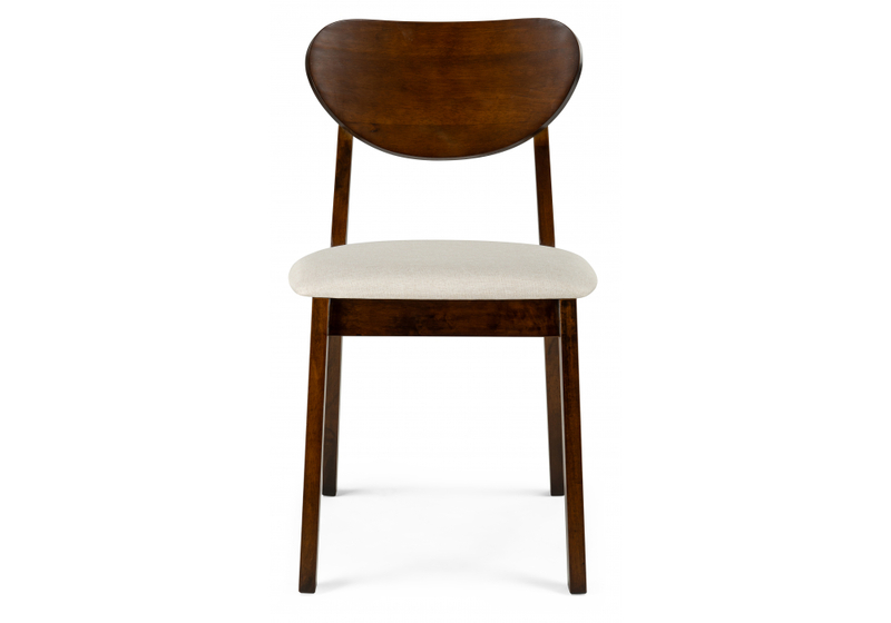 Стул деревянный, Loid dirty oak / light beige