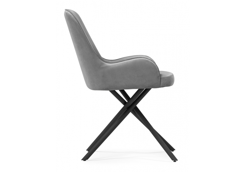 Стул на металлокаркасе, Галтер MR-11 / черный