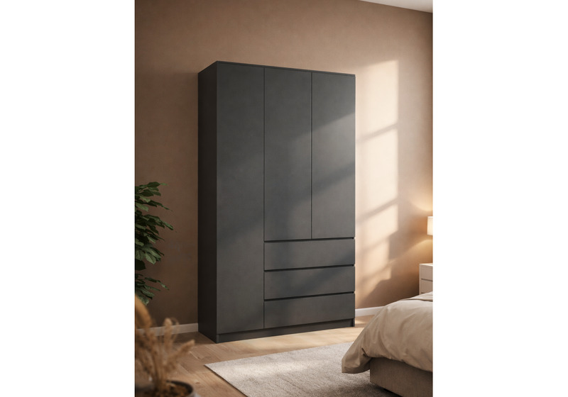 Шкаф, Мадера ШМ 1200 ЛДСП графит