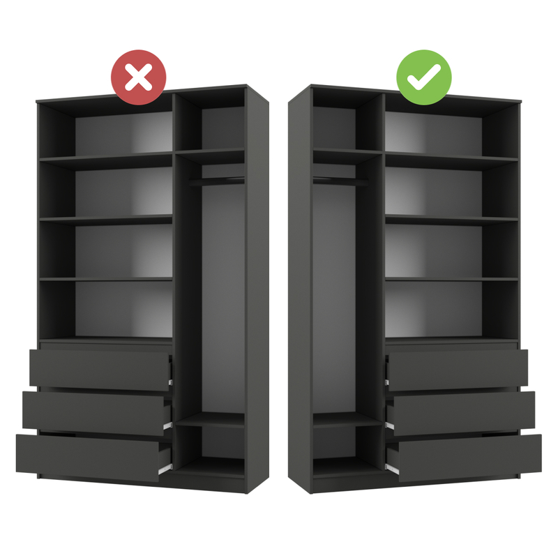 Шкаф, Мадера ШМ 1200 ЛДСП графит