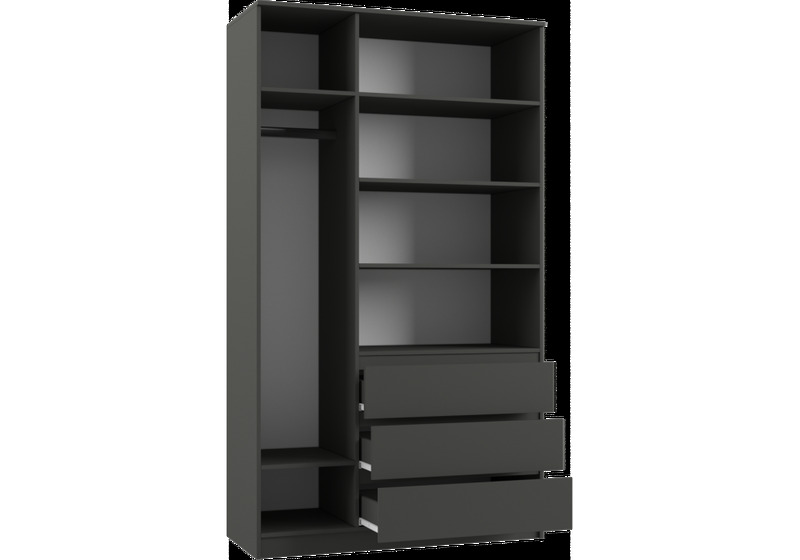 Шкаф, Мадера ШМ 1200 ЛДСП графит