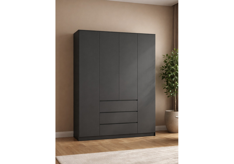 Шкаф, Мадера ЛДСП графит