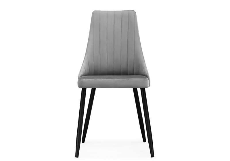 Стул на металлокаркасе, Кора темно-серый / черный