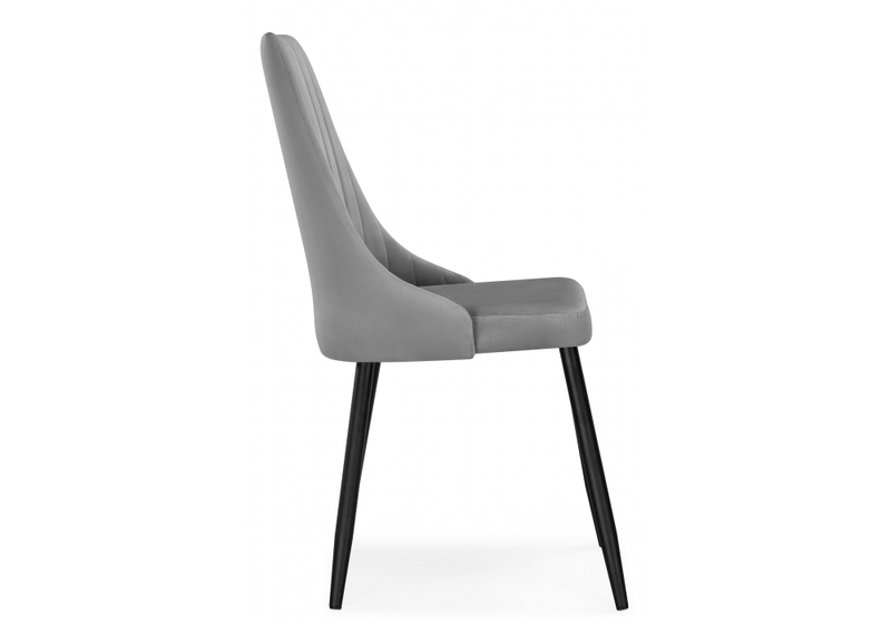 Стул на металлокаркасе, Кора темно-серый / черный