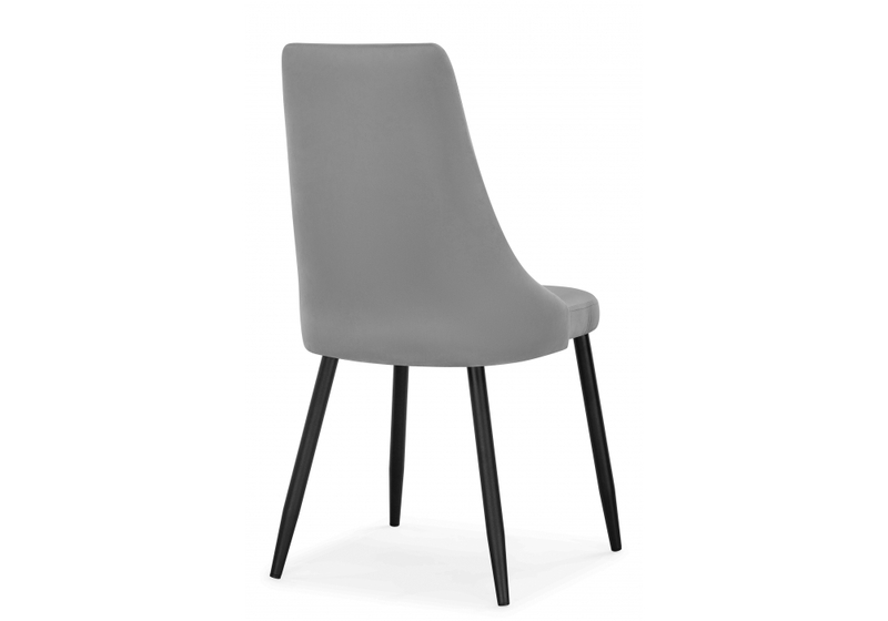 Стул на металлокаркасе, Кора темно-серый / черный