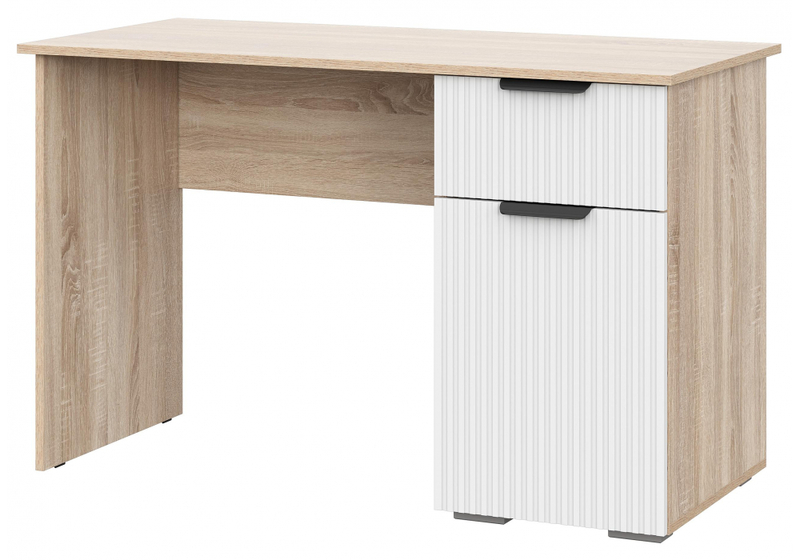 Компьютерный стол, Стокгольм СТП03-1200 дуб сонома / line софт пломбир