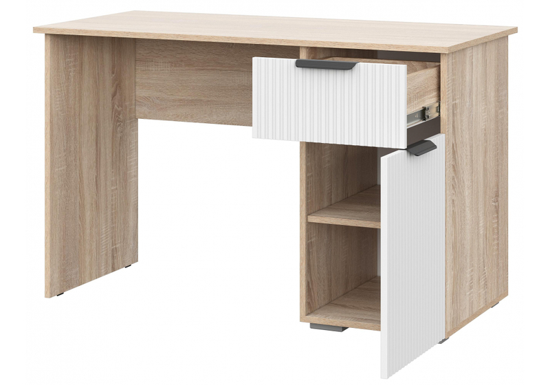 Компьютерный стол, Стокгольм СТП03-1200 дуб сонома / line софт пломбир
