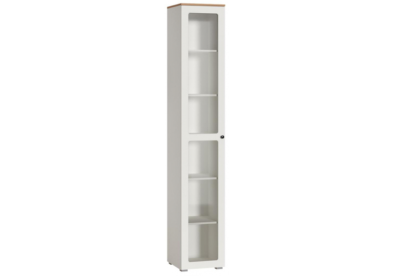 Шкаф, Опра 16.394.03 белый PE шагрень / дуб золотой craft