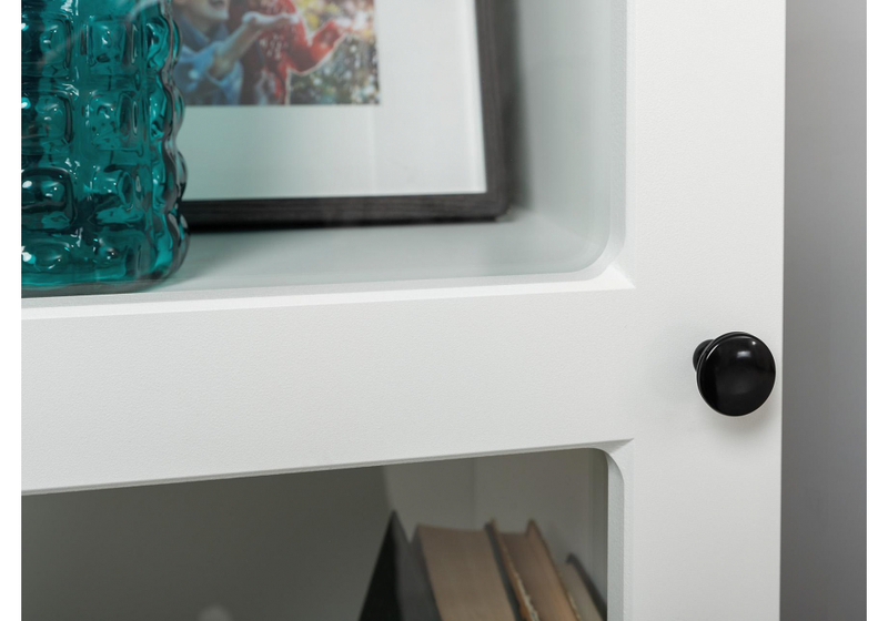 Шкаф, Опра 16.394.03 белый PE шагрень / дуб золотой craft