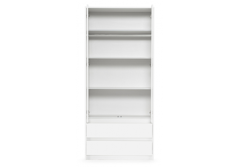 Шкаф, Идена ШК06-900 ЛДСП белое / ЛДСП белое