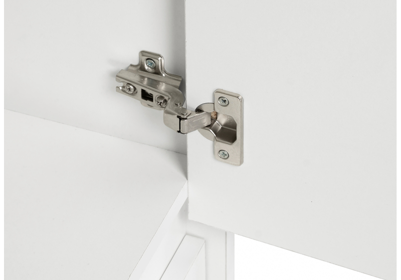 Шкаф, Идена ШК06-900 ЛДСП белое / ЛДСП белое