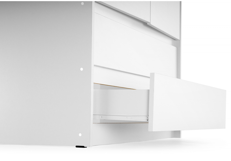 Шкаф, Идена ШК06-900 ЛДСП белое / ЛДСП белое