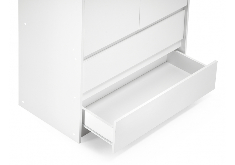 Шкаф, Идена ШК06-900 ЛДСП белое / ЛДСП белое