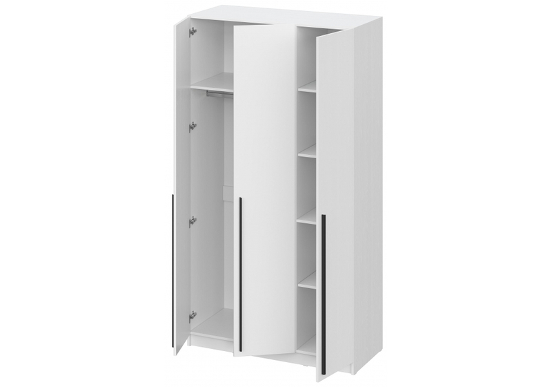 Шкаф, Бирма ШК-1200 белое дерево / белое дерево