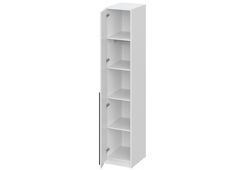 Шкаф, Бирма ШК-400 белое дерево / белое дерево