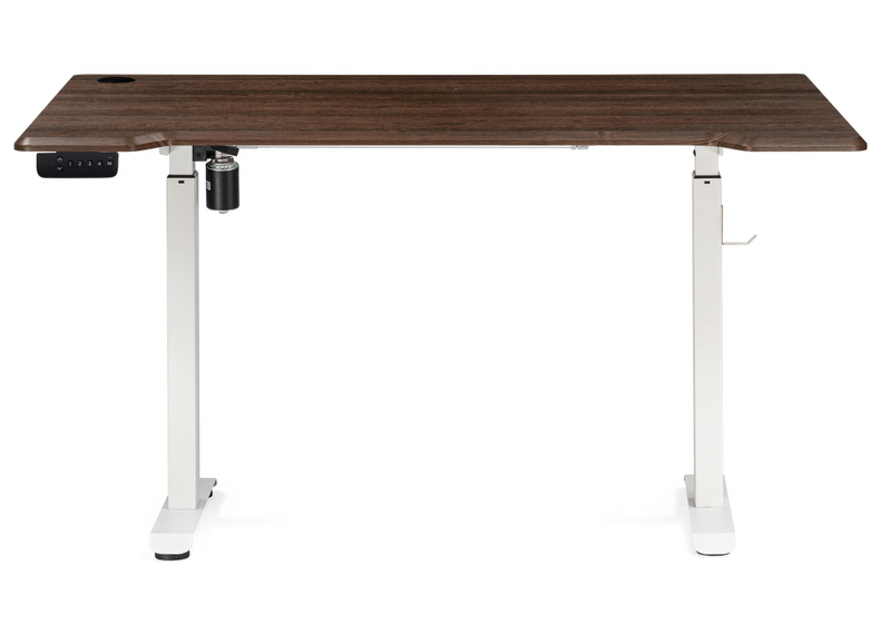 Компьютерный стол, Маркос с механизмом подъема 140х80х75 орех кантри / белый