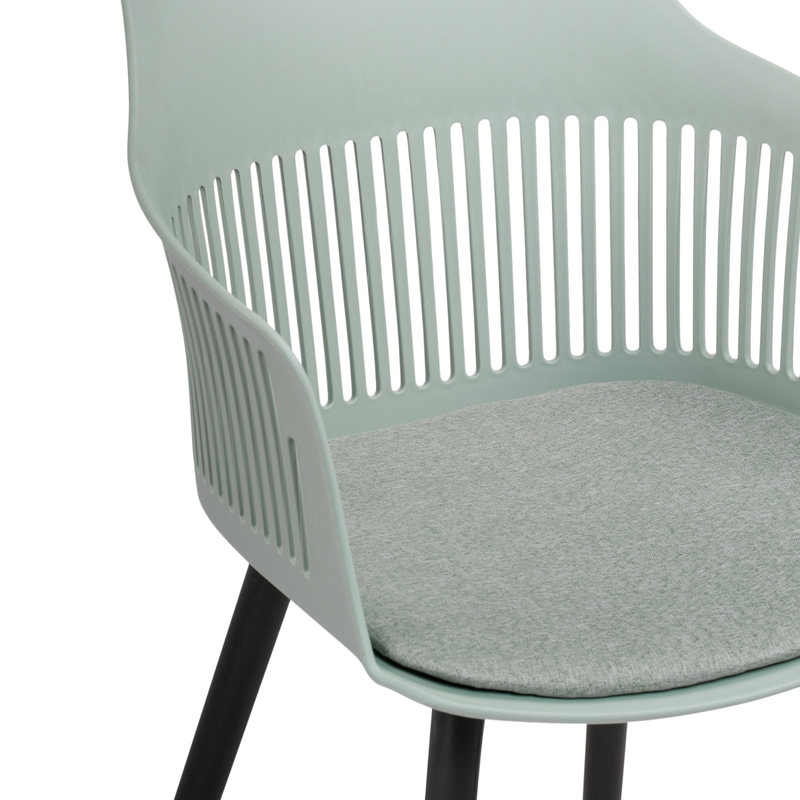 Пластиковый стул, Crocs light green / black