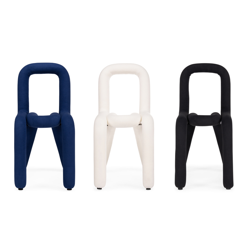 Стул на металлокаркасе, Garden blue