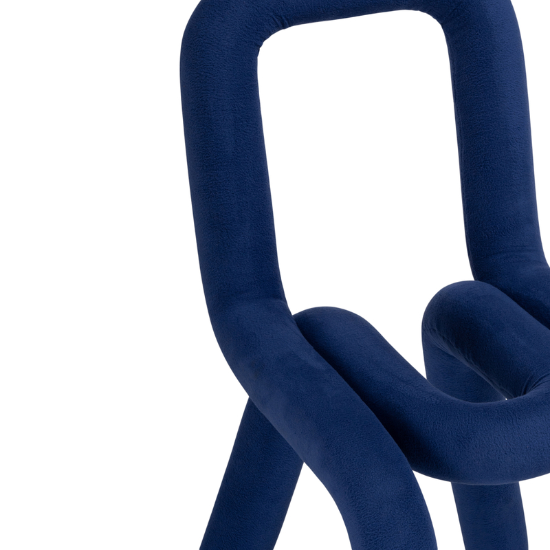 Стул на металлокаркасе, Garden blue