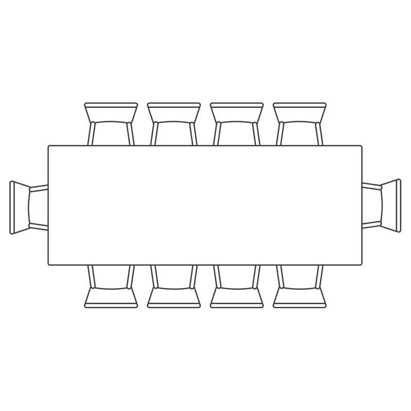 Стол стеклянный, Levon 200x100x75 black