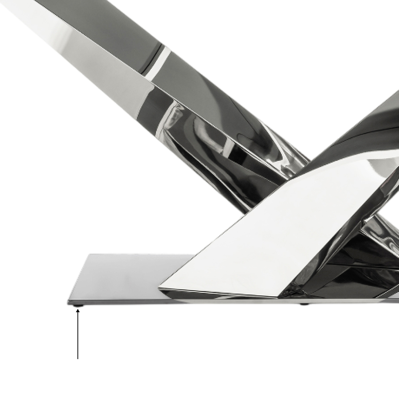 Стол стеклянный, Levon 200x100x75 black