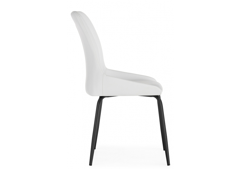 Стул на металлокаркасе, Lado white / black
