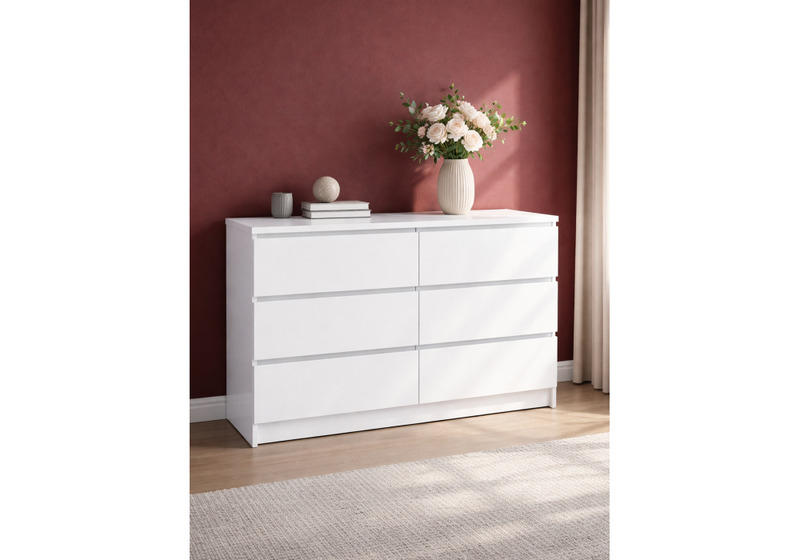 Комод, Мадера К6М белый