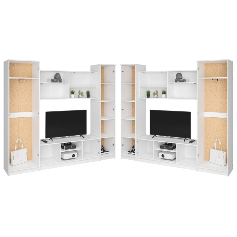 Готовая гостиная, Бертелена белое дерево / белое дерево