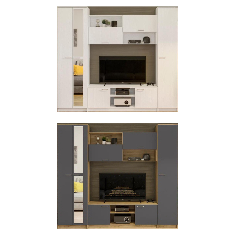 Готовая гостиная, Бертелена белое дерево / белое дерево