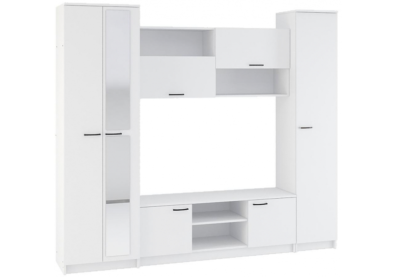 Готовая гостиная, Бертелена белое дерево / белое дерево