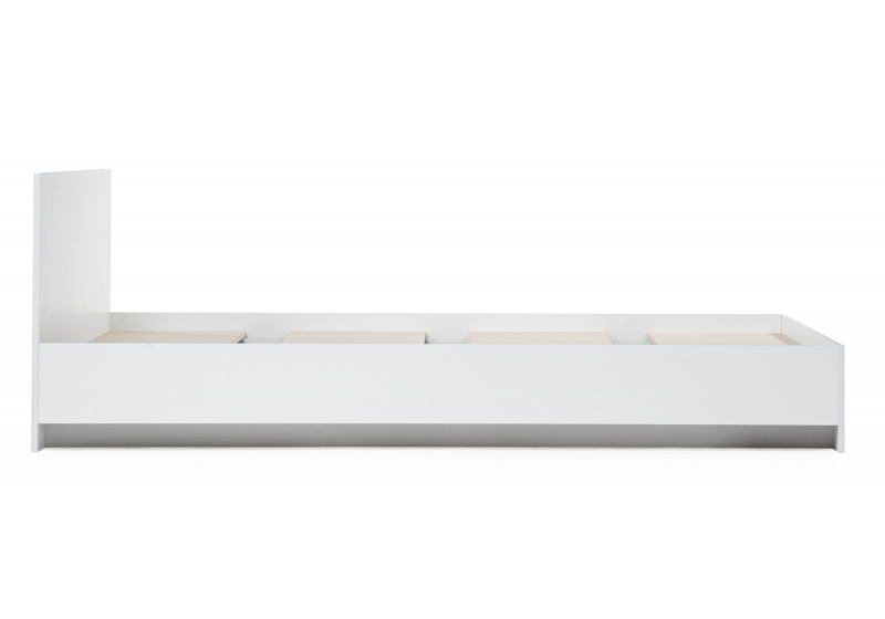 Кровать, Адайн 160х200 белое дерево / белое дерево