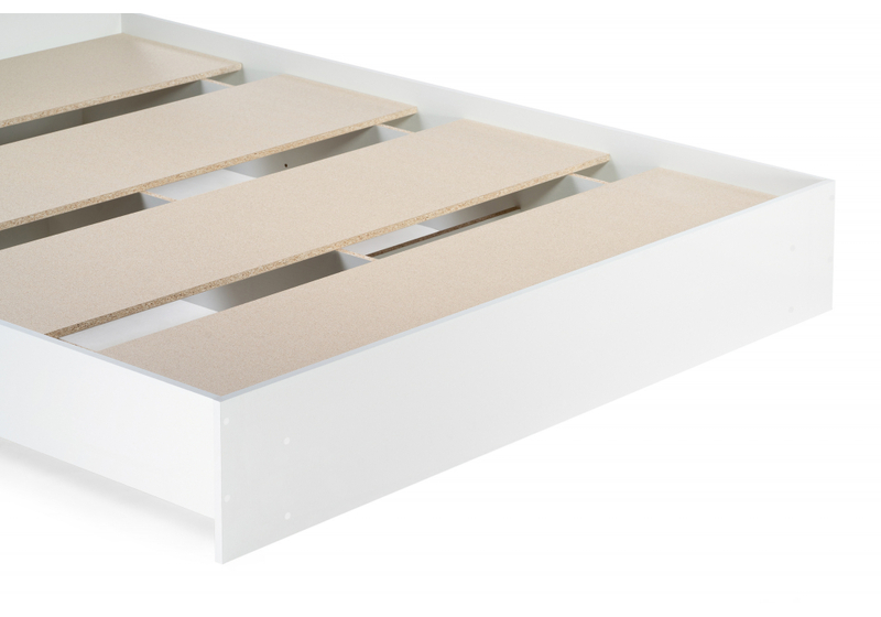 Кровать, Адайн 160х200 белое дерево / белое дерево