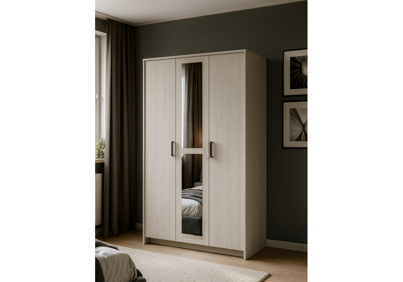 Шкаф, трехстворчатый Таика ясень анкор светлый