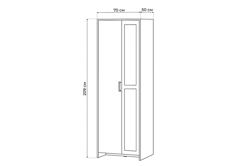 Шкаф, Таика ясень анкор светлый