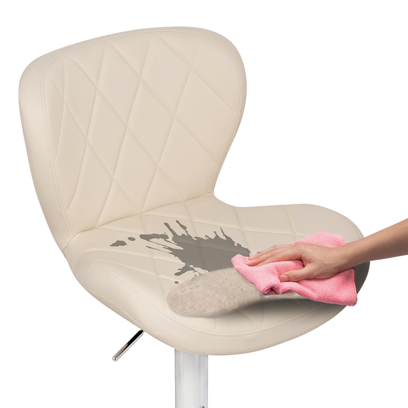 Барный стул, Porch beige / chrome