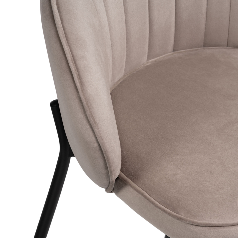 Барный стул, Нейл латте / черный