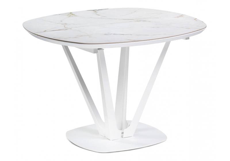 Керамический стол, Азраун белый