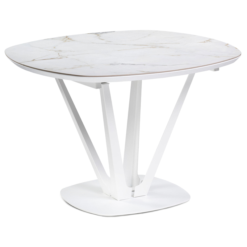 Керамический стол, Азраун белый