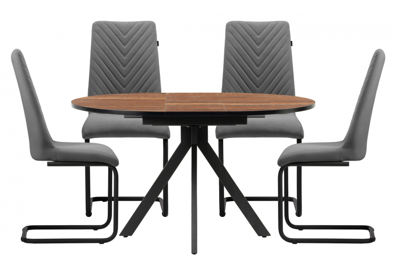 Обеденная группа, Эмелин дерево / серый / черный