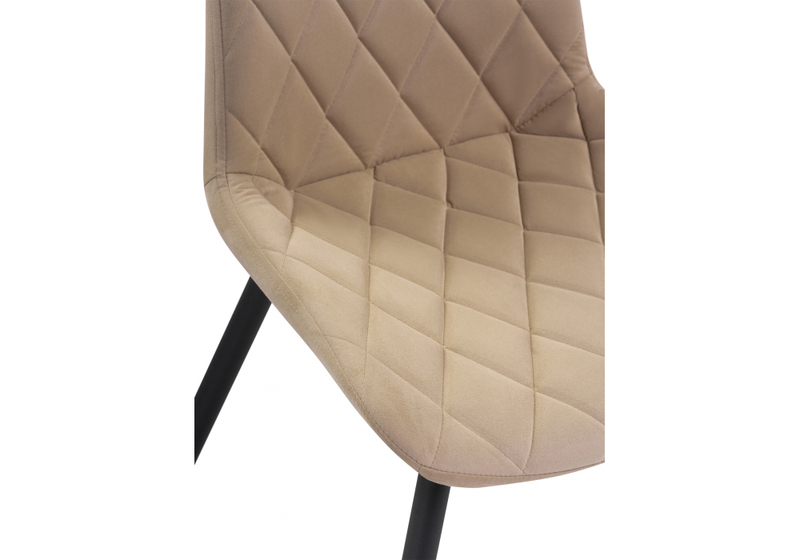 Стул на металлокаркасе, Баодин Б/К бежевый / черный