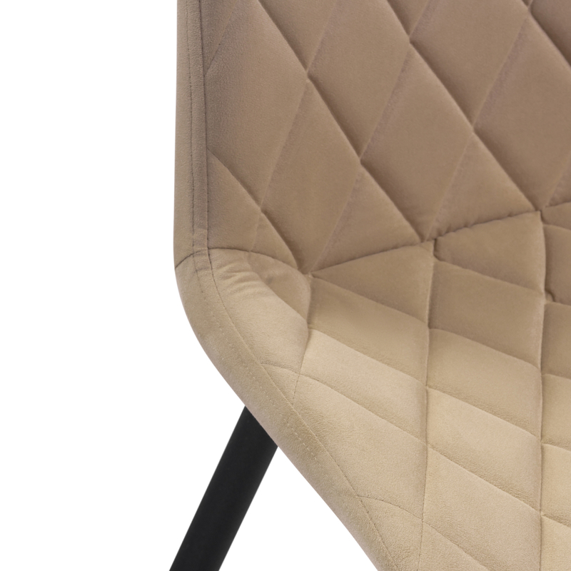 Стул на металлокаркасе, Баодин Б/К бежевый / черный