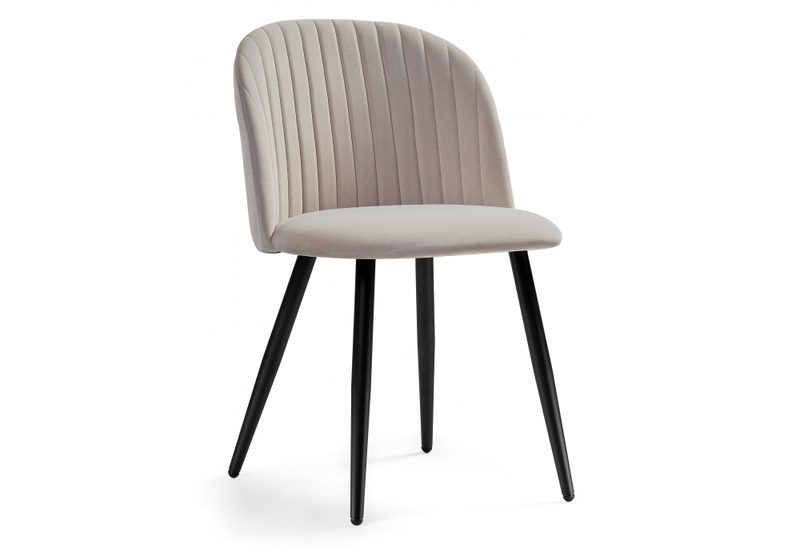 Стул на металлокаркасе, Gabi 1 latte / black