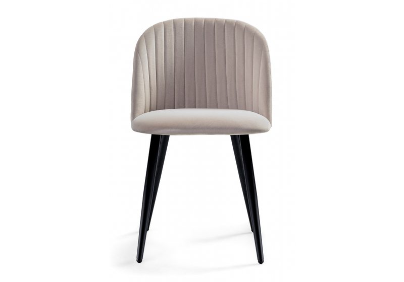 Стул на металлокаркасе, Gabi 1 latte / black