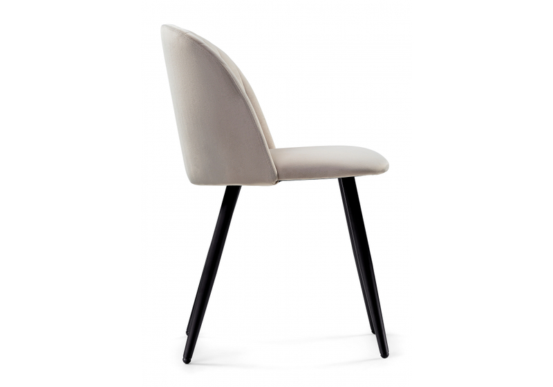 Стул на металлокаркасе, Gabi 1 latte / black