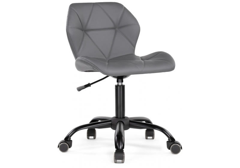 Офисное кресло, Вальд экокожа серое
