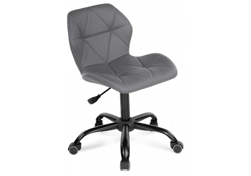 Офисное кресло, Вальд экокожа серое
