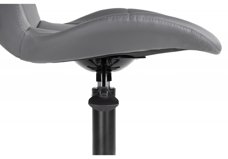 Офисное кресло, Вальд экокожа серое