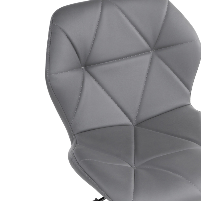 Офисное кресло, Вальд экокожа серое